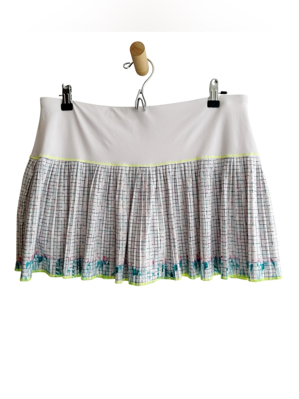 Lucky in Love Pleated Tennis Pickleball Activewear Skort